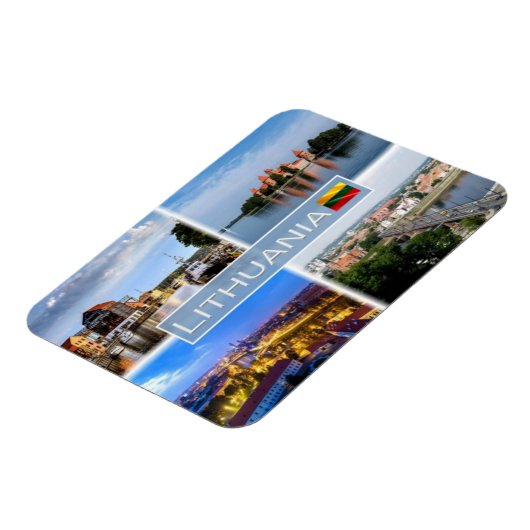 LT Litouwen - Klaipeda - Trakai - eiland - Magneet (Linkerzijde)