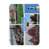 LT Litouwen Letland Lietuva - Riga - Magneet (Verticaal)