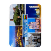 LT Litouwen Letland Lietuva - Vilnius - Magneet (Verticaal)