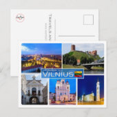 LT Litouwen - Vilnius - Briefkaart (Voorkant / Achterkant)