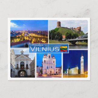 LT Litouwen - Vilnius - Briefkaart