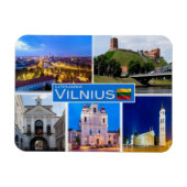 LT Litouwen - Vilnius - Magneet (Horizontaal)