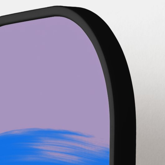 Lt Paarse Beste Opa met Monogramed initialen Pickleball Paddle (Links Detail)