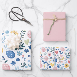 LT Pink Easter Wrapping Paper Sheet Set – 19 "x29"
