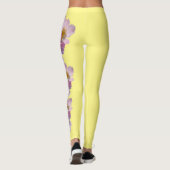 Lt. Yellow Iowa State Flower Wilde Roos Leggings (Achterkant)