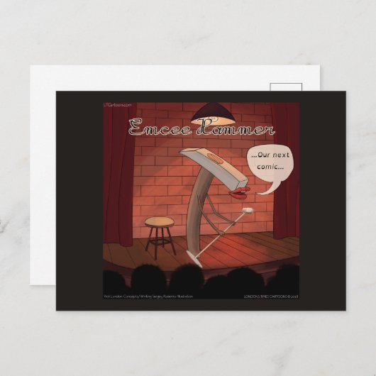LTCartoons Tools for Comedians Rick London Briefkaart (Voorkant / Achterkant)