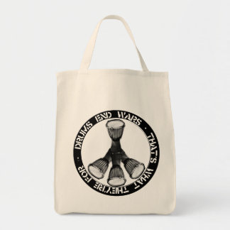 Ltd Ed Drum Grocery Bag Tote Bag
