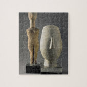 (Lto R) Figurine met gekruisde armen, Cycladic; ho Legpuzzel (Verticaal)