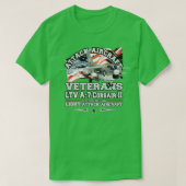 LTV A7 Corsair II lichte aanval vliegtuig T-shirt (Design voorkant)