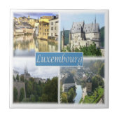 LU003 LUXEMBURG, Europa, Tegeltje (Voorkant)