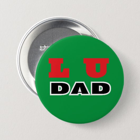 Lu Dad Ronde Button 7,6 Cm (Voorkant /achterkant)