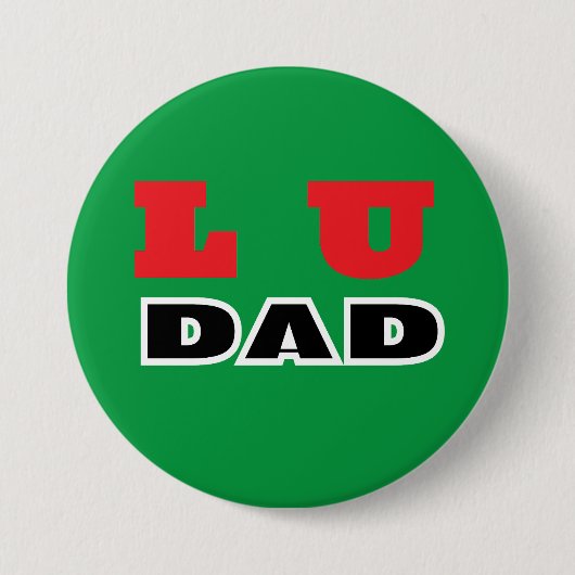 Lu Dad Ronde Button 7,6 Cm (Voorkant)