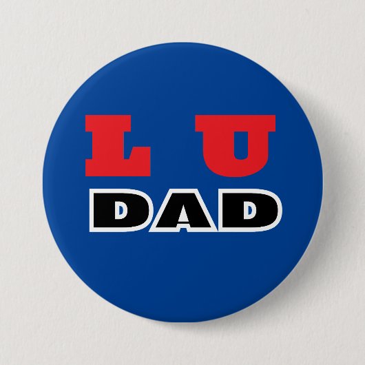 Lu Dad Ronde Button 7,6 Cm (Voorkant)