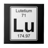 Lu - Lutetium Tegeltje (Voorkant)