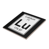 Lu - Lutetium Tegeltje (Zijkant)