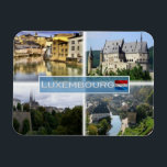 LU Luxemburg - Alzette - Vianden Castle - Magneet<br><div class="desc">Hier vind je het souvenir van je vakantie. Deze categorie bevat patchmagneten van vele plaatsen. Dit afbeelding bevat een afbeelding van de volgende plaatsen: Luxemburg - Alzette - Vianden Castle - Notre Dame Cathedral - Grund. Druk vrienden en familie met unieke souvenirs uit de grote reis! Probeer ons!</div>