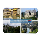 LU Luxemburg - Alzette - Vianden Castle - Magneet (Horizontaal)
