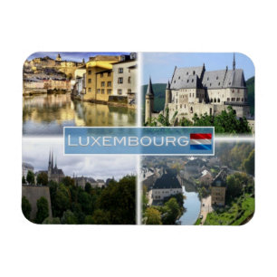 LU Luxemburg - Alzette - Vianden Castle - Magneet