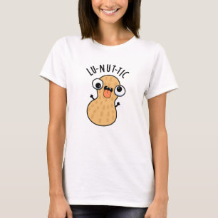 Lu-nut-ic grappige pindasaus t-shirt