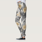 Luana Waterverf Tropical Neutral Floral Leggings (Links)