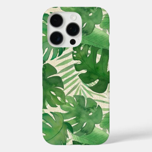 Luana Waterverf Tropische, levendige bladeren Case-Mate iPhone Case (Achterkant)