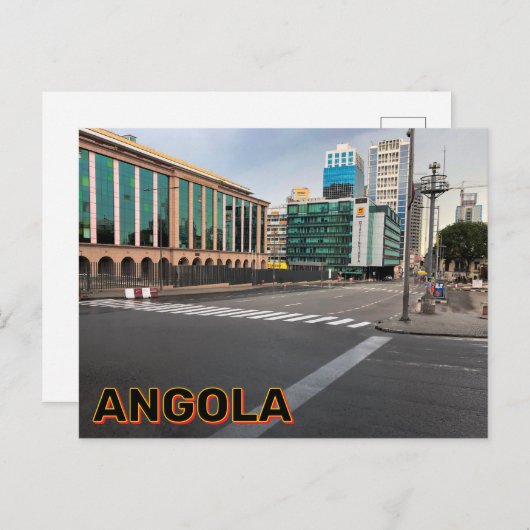 Luanda, Angola Briefkaart (Voorkant / Achterkant)