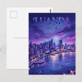 Luanda-baai Angola Briefkaart (Voorkant / Achterkant)