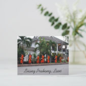luang alms briefkaart (Staand voorkant)