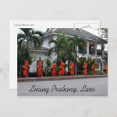 luang alms briefkaart (Voorkant / Achterkant)