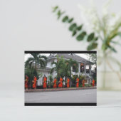 luang alms briefkaart (Staand voorkant)