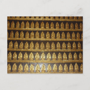 luang buddha - lijnen briefkaart