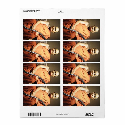 Luang Poo Cha Subhaddho ... Buddhist Monk Etiket (Full Sheet)