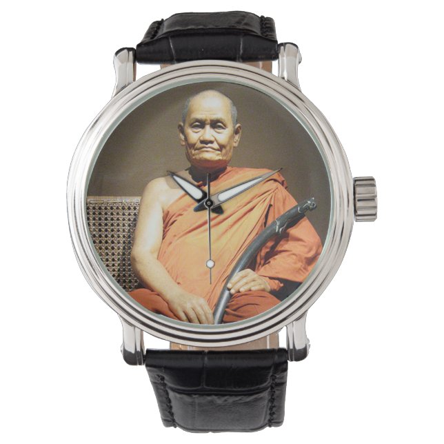 Luang Poo Cha Subhaddho ... Buddhist Monk Horloge (Voorkant)