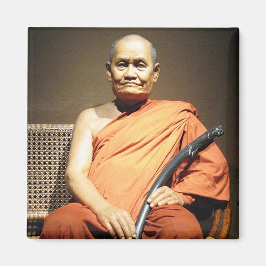 Luang Poo Cha Subhaddho ... Buddhist Monk Magneet (Voorkant)