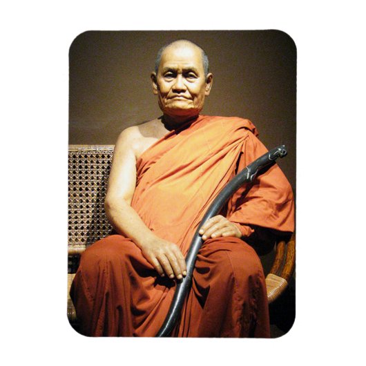Luang Poo Cha Subhaddho ... Buddhist Monk Magneet (Verticaal)