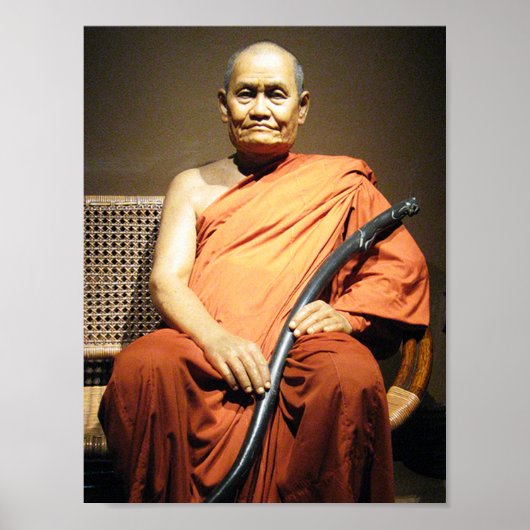 Luang Poo Cha Subhaddho ... Buddhist Monk Poster (Voorkant)