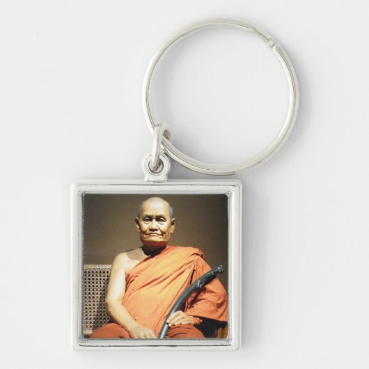 Luang Poo Cha Subhaddho ... Buddhist Monk Sleutelhanger (Voorkant)
