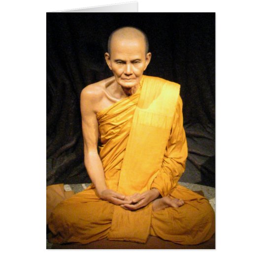 Luang Poo Mun Bhuridatto ... Boeddhist Monk Kaart (Voorkant)