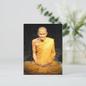 Luang Poo Mun Bhuridatto ... Buddhist Monk Briefkaart (Staand voorkant)
