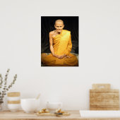 Luang Poo Mun Bhuridatto ... Buddhist Monk Poster (Keuken)