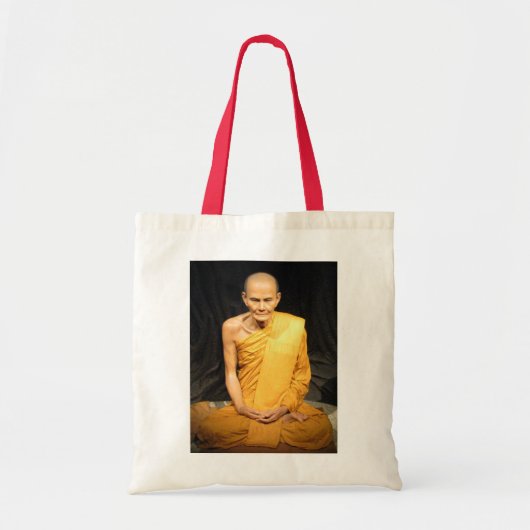 Luang Poo Mun Bhuridatto ... Buddhist Monk Tote Bag (Voorkant)