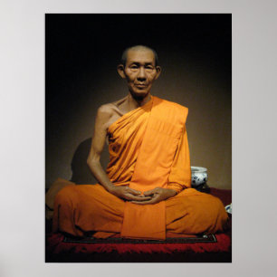 Luang Por Kasem Khemako ... Boeddhistische monnik Poster