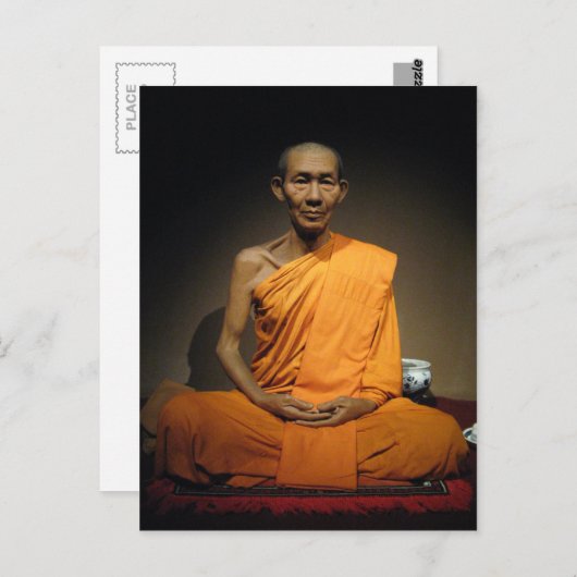 Luang Por Kasem Khemako ... Buddhist Monk Briefkaart (Voorkant / Achterkant)
