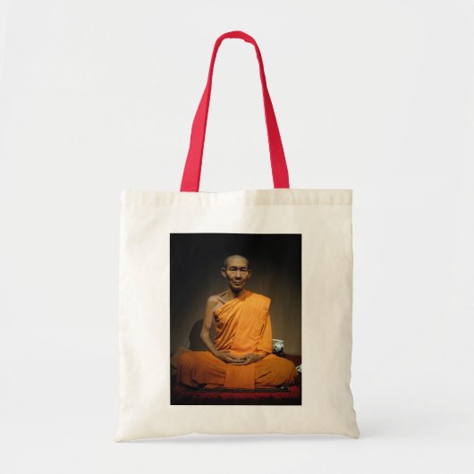 Luang Por Kasem Khemako ... Buddhist Monk Tote Bag (Voorkant)