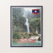 Luang Prabang - Kuang Si Herfsten - Laos - Legpuzzel (Verticaal)