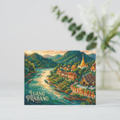 Luang Prabang Laos Briefkaart (Staand voorkant)