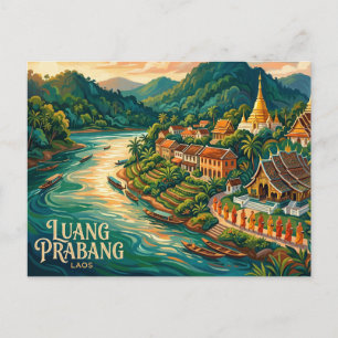 Luang Prabang Laos Briefkaart
