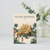 Luang Prabang Laos Briefkaart (Staand voorkant)