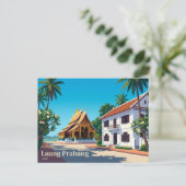 Luang Prabang Laos Briefkaart (Staand voorkant)