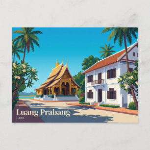 Luang Prabang Laos Briefkaart